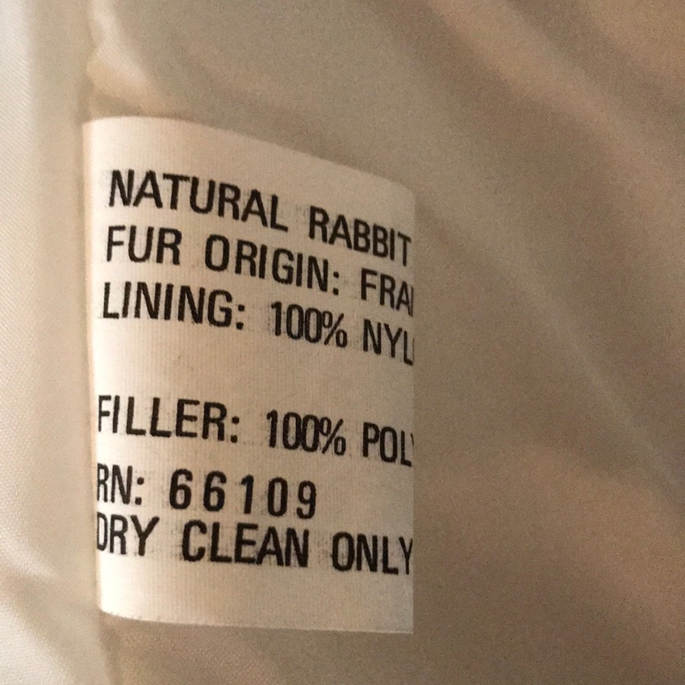 *Feature* Never Worn! Rabbit Fur Coat—Stunning! - Picture 2 of 6